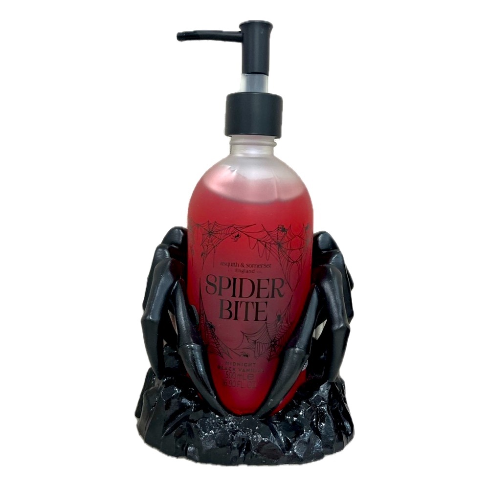NWT ⚜️🖤⚜️ Asquith Somerset Spider Bite Midnight Black Vanilla scented hand soap